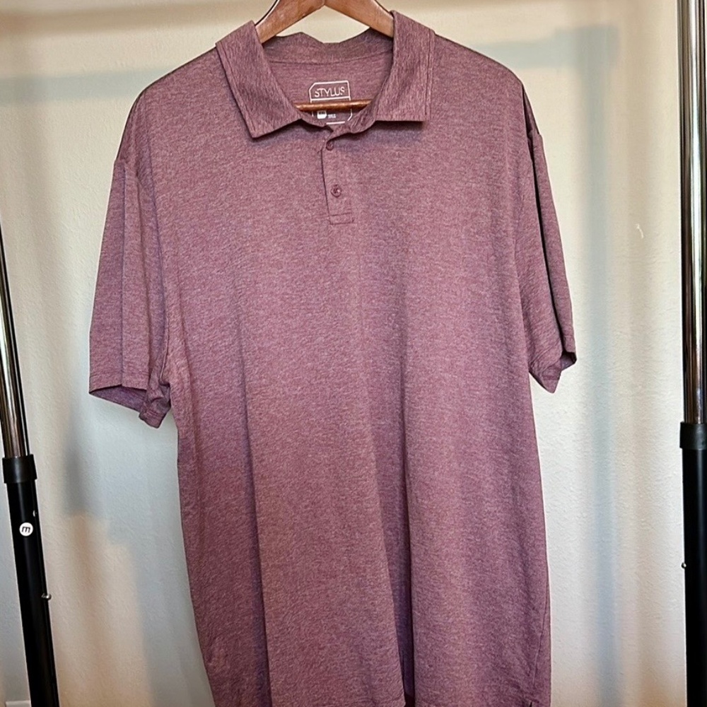 Stylus Men’s Heathered Polo Shirt - Short Sleeve